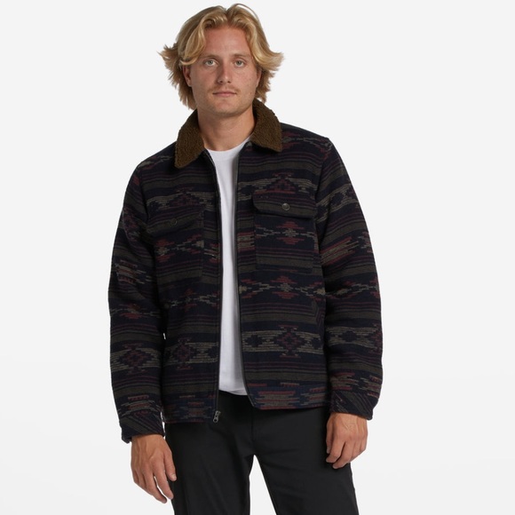 NWT Billabong Mens A/Div Barlow Sherpa Jacket - Picture 1 of 11